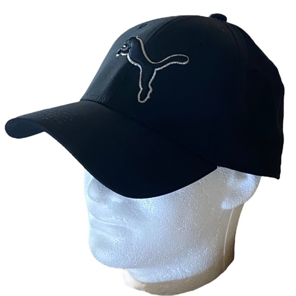 Black Puma Raised Insignia Fitted BaseBall Cap Large/XLarge Like new!! - Picture 4 of 10